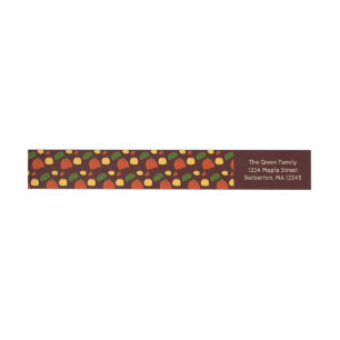 Fall Pumpkin: Return Address Labels #3