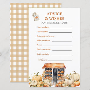 Fall Pumpkin She's Off The Market Advice & Wishes