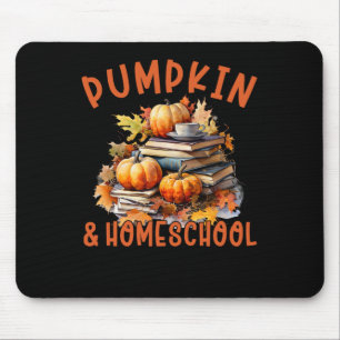 Fall Pumpkin Spice And Homeschool Life Funny Homes Mouse Mat