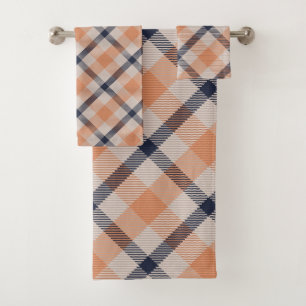 Fall pumpkin spice autumn pumpkins Thanksgiving Ha Bath Towel Set