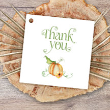 Fall Pumpkin Thank You