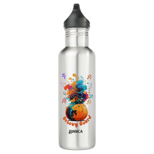 Fall pumpkin Water Bottle - Groovy Gourd