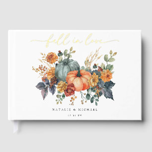 Fall Pumpkin Wedding Guest Book