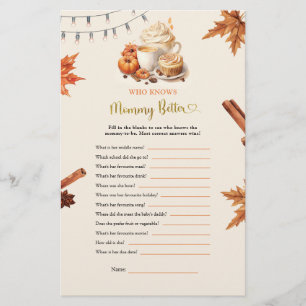 Fall Pumpkin Who Know Mummy Better Games