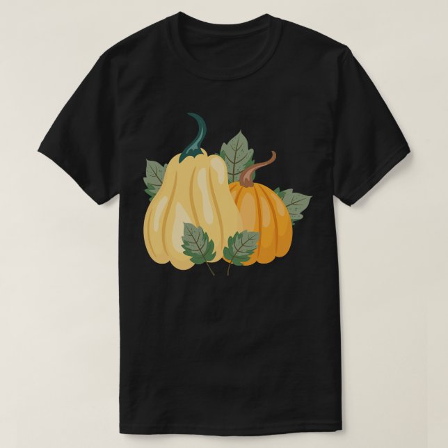 Fall Pumpkins 2 T-Shirt (Design Front)