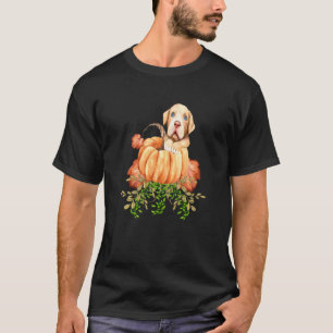 Fall Pumpkins Cute Autumn Pitbull Clothes For Dogs T-Shirt