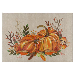 Fall Pumpkins Cutting Board
