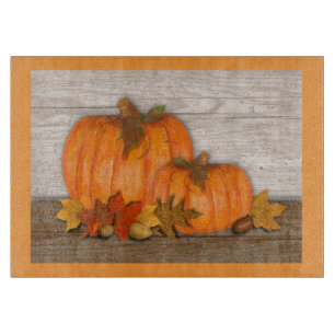 Fall Pumpkins Cutting Board
