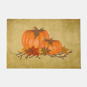 Fall Pumpkins  Doormat