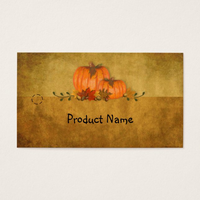 Fall Pumpkins Hang Tag (Front)
