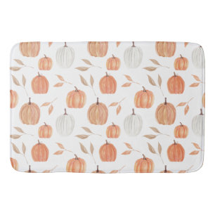 Fall Pumpkins & Leaves Bath Mat