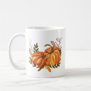 Fall Pumpkins Leaves Coffee Mug
