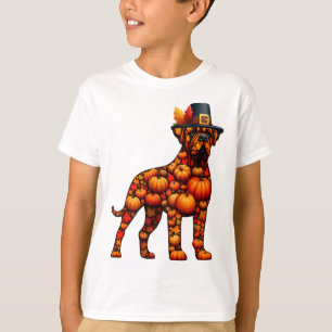 Fall Pumpkins Pug Shape Cane Corso Cute Shape Than T-Shirt