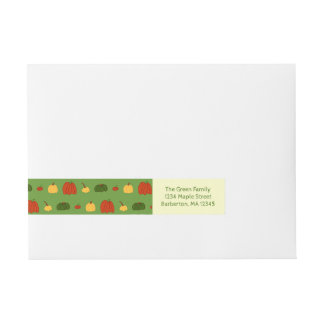 Fall Pumpkins: Return Address Labels #2