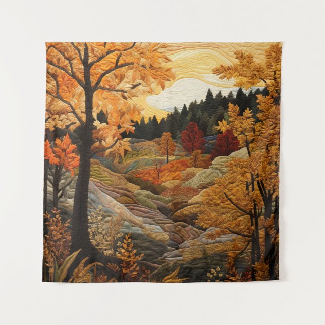 Fall Quilt Tapestry (Front)