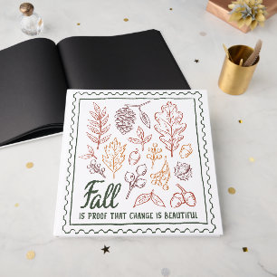 Fall Quote Guest Book