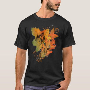 Fall Quote Happy Fall Y'all Cute Thanksgiving Autu T-Shirt
