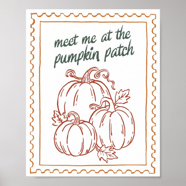 Fall Quote  Poster (Front)