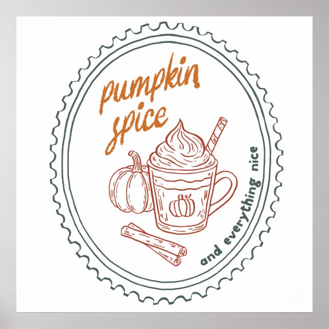 Fall Quote  Poster (Front)