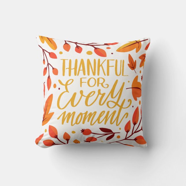 Fall Quote Thanksgiving Cushion (Front)