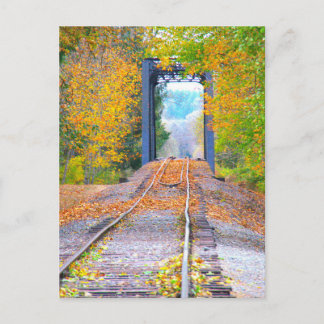 fall rail vision postcard
