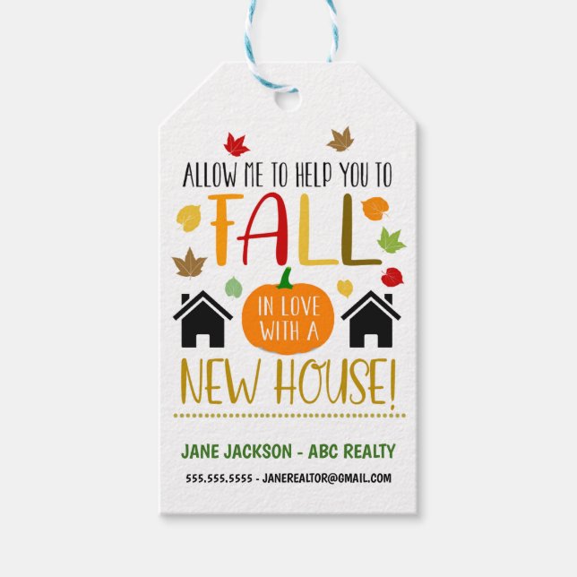 Fall Realtor Gift Tag (Front)
