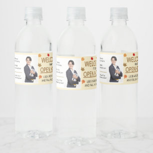 Fall Realtor Water Bottle Label