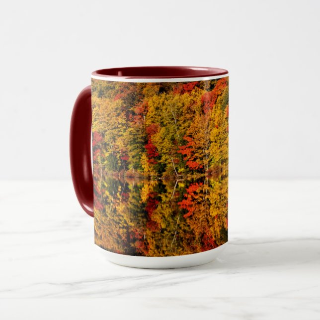 Fall Reflection on Russell Pond | New Hampshire Mug (Front Left)