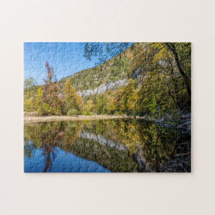 Fall Reflections At Buffalo National River Jigsaw Puzzle