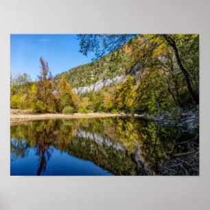 Fall Reflections At Buffalo National River Poster