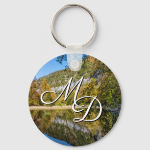 Fall Reflections Buffalo National River Key Chain
