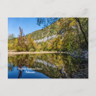 Fall Reflections Buffalo National River Postcard