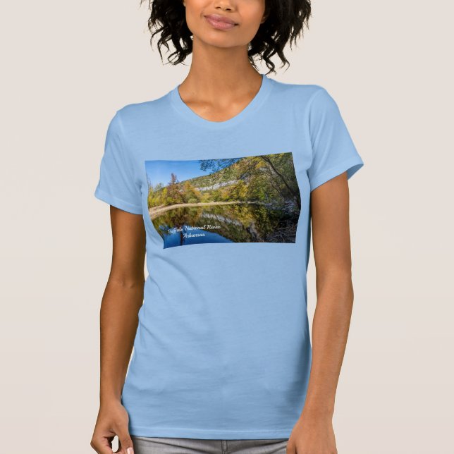 Fall Reflections Buffalo River T-Shirt (Front)