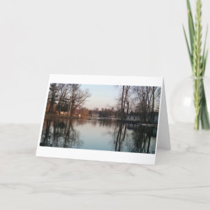 Fall reflections card