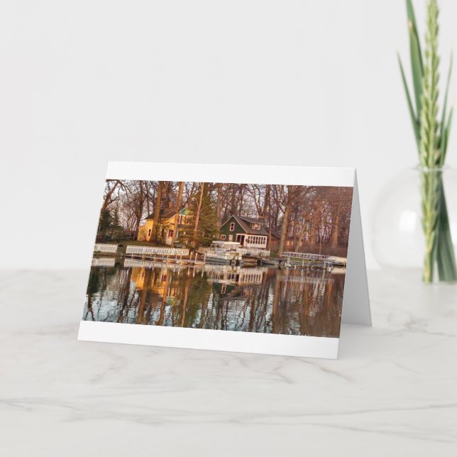 Fall reflections card (Front)