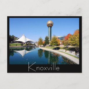 Fall reflections from the Sunsphere Postcard