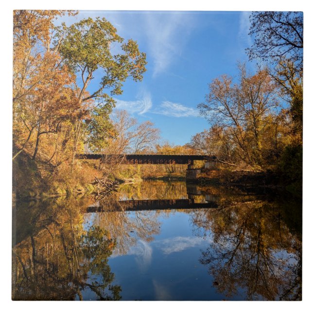 Fall Reflections Tile (Front)