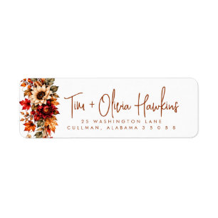 Fall   Return Address Label