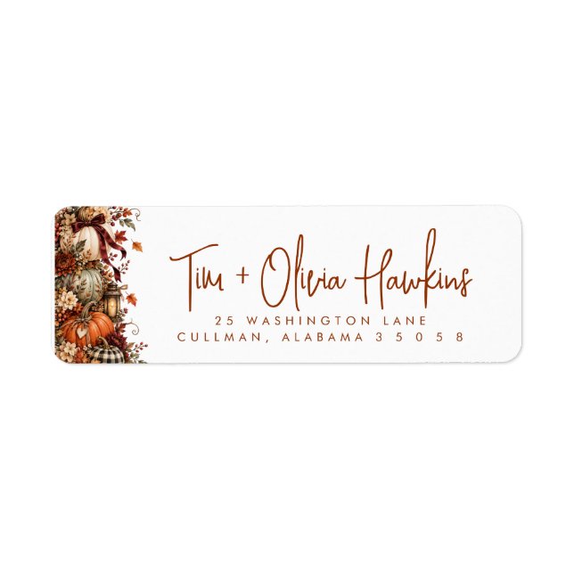 Fall | Return Address Label (Front)