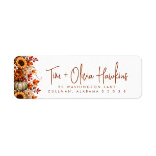 Fall   Return Address Label