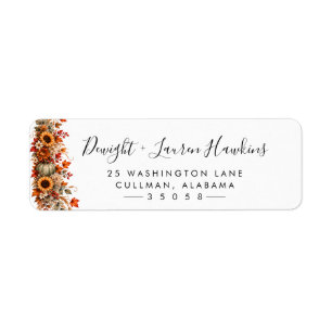 Fall   Return Address Label