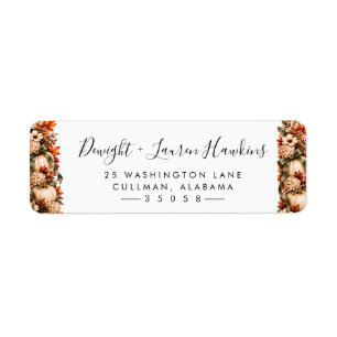 Fall   Return Address Label