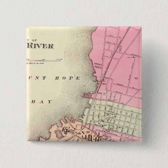 Fall River 15 Cm Square Badge (Front)