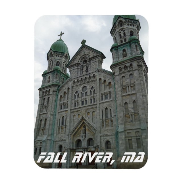 Fall River, MA Historical Church Magnet (Vertical)