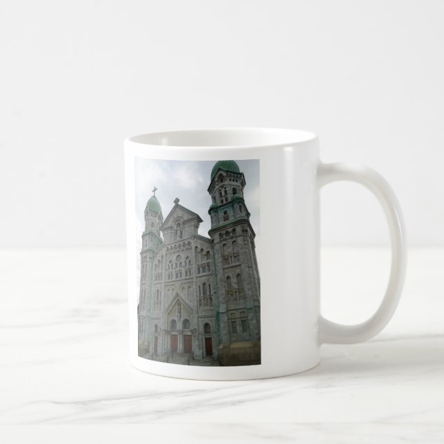 Fall River, MA Historical Gothic Church Coffee Mug (Right)