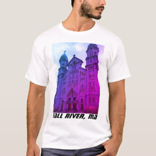 Fall River, MA Romanesque Church T-Shirt