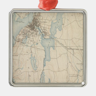 Fall River, Massachusetts Metal Tree Decoration