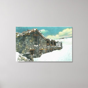 Fall River Pass Trail Ridge Museum Bldg Canvas Print