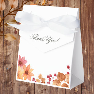 Fall Rustic Autumn Bridal Shower Favour Box