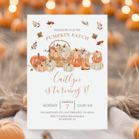 Fall Rustic Pumpkin Patch 8th Birthday Party